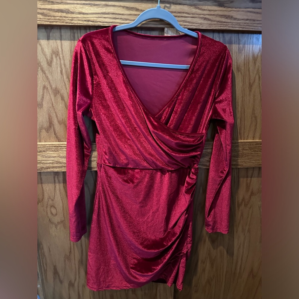 Red Velvet Dress